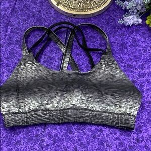 Champion Black and White Sports Bra